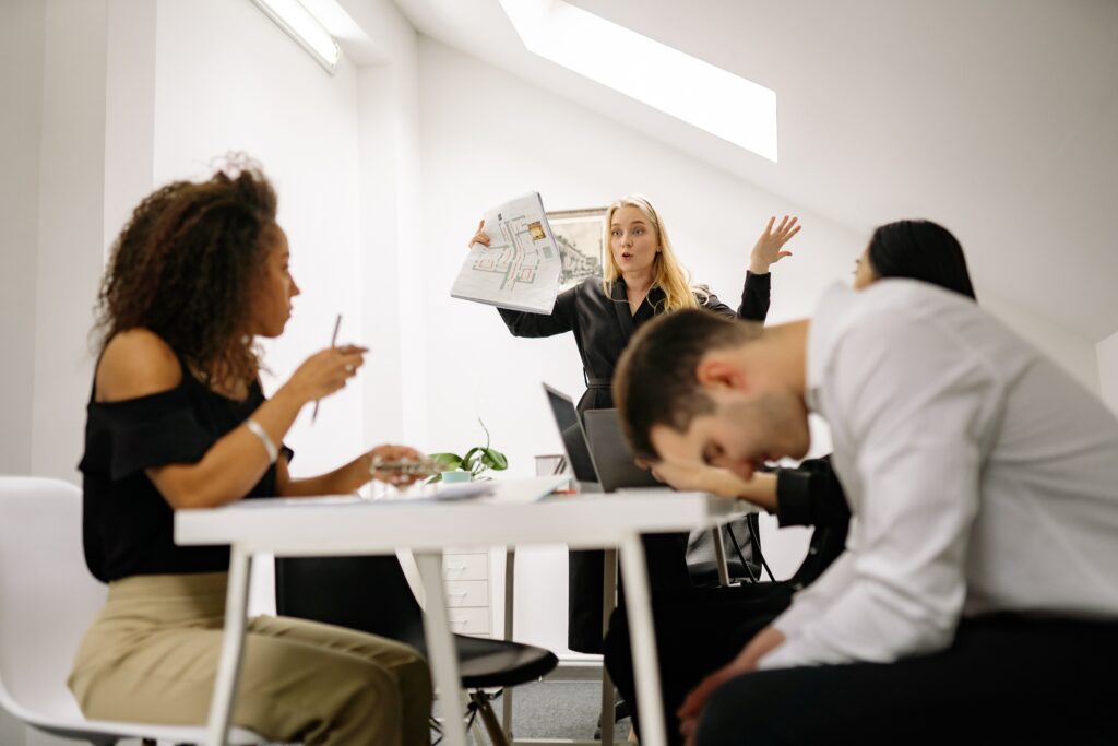 Group of disgruntled employees